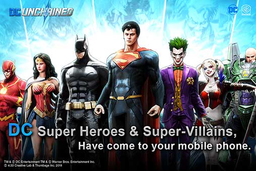 DC: UNCHAINED 1.2.9 Apk + Data for Android