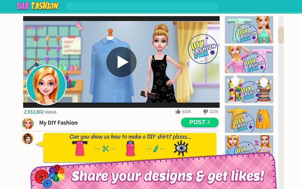 DIY Fashion Star v1.2.9 MOD APK + OBB (Free Shopping) Download