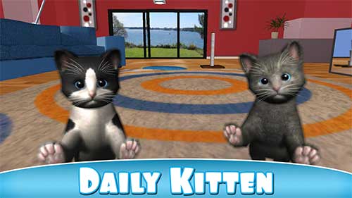 Daily Kitten virtual cat pet 2.9.1 Apk Mod Casual Game for Android