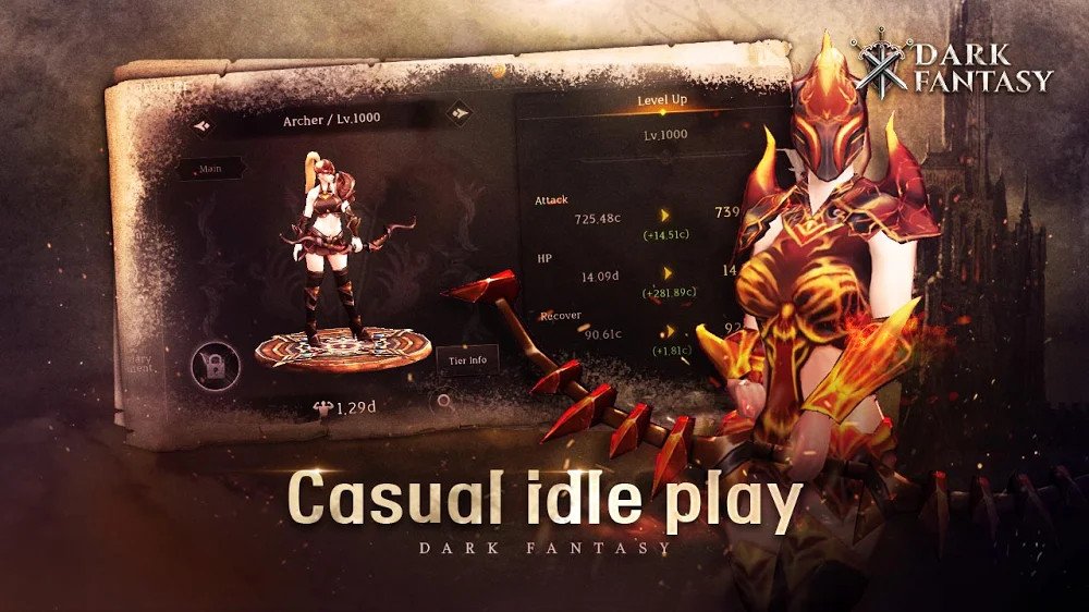 Dark Fantasy v1.2.1 MOD APK (Unlimited Money/Tickets)