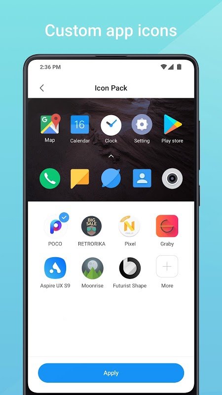 Download Mint Launcher v1.1.4.10 for Android (by Xiaomi)
