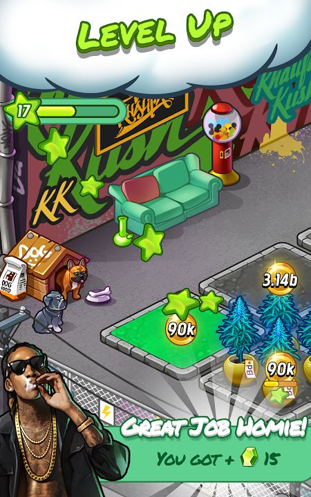 Download Wiz Khalifa's Weed Farm MOD APK v2.9.9 (Unlimited Gems)