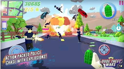 Dude Theft Wars MOD APK 0.9.0.7e (Unlimited Money) Android