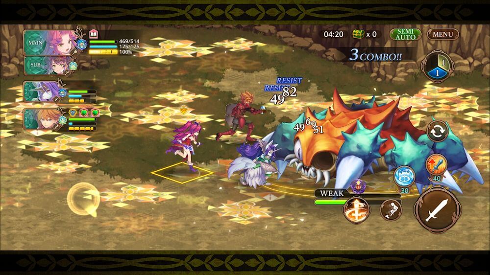 ECHOES of MANA v1.13.1 MOD APK (Damage, Unlimited Skills)