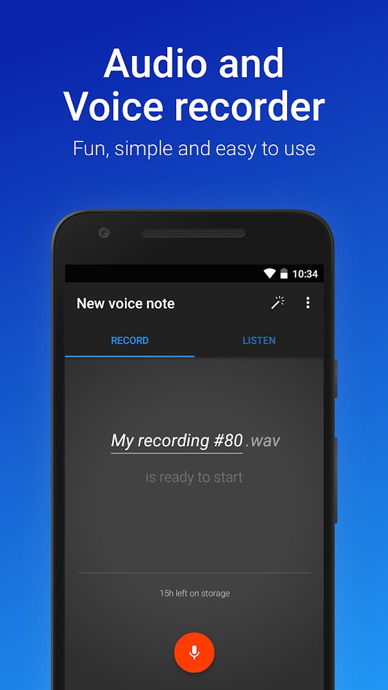 Easy Voice Recorder Pro v2.8.1 APK + MOD (Unlocked)