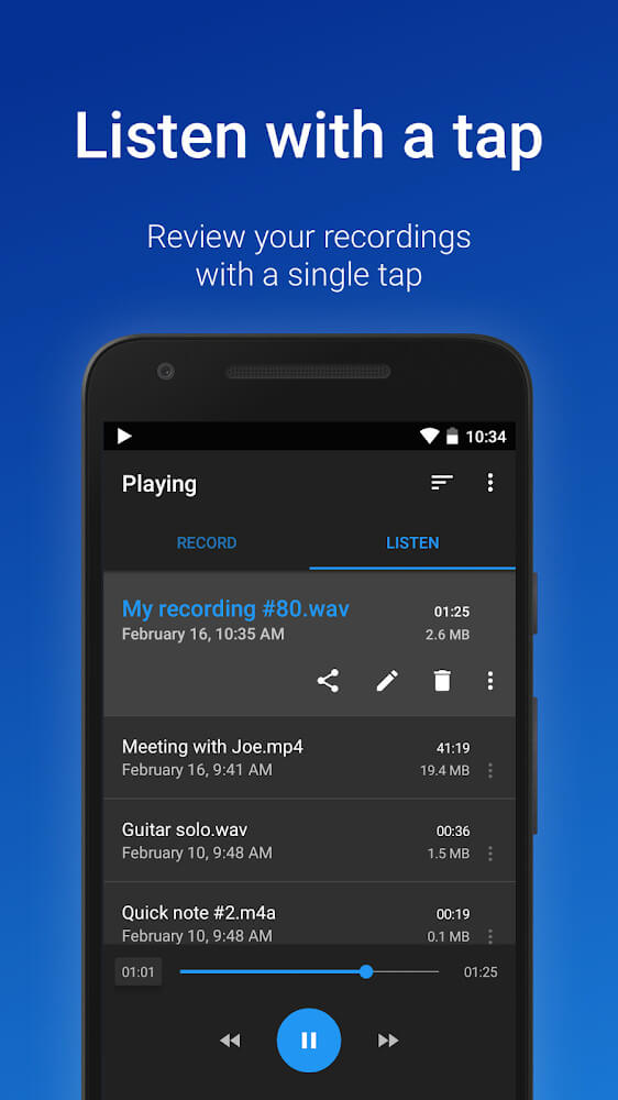 Easy Voice Recorder Pro v2.8.6 MOD APK (Patched/Mod Extra)