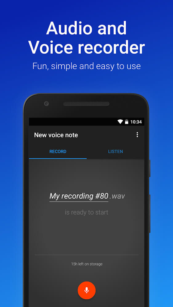 Easy Voice Recorder Pro v2.8.6 MOD APK (Patched/Mod Extra)