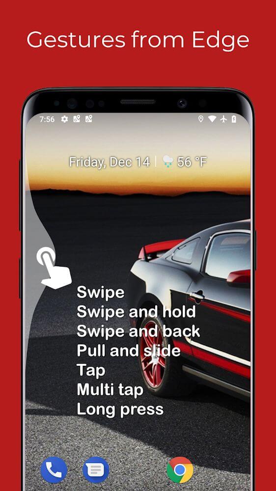 Edge Gestures v1.12.01 APK (Patched/Mod Extra)