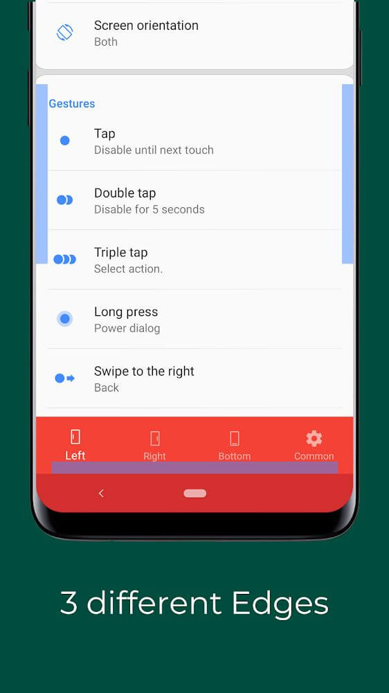 Edge Gestures v1.12.01 APK (Patched/Mod Extra)