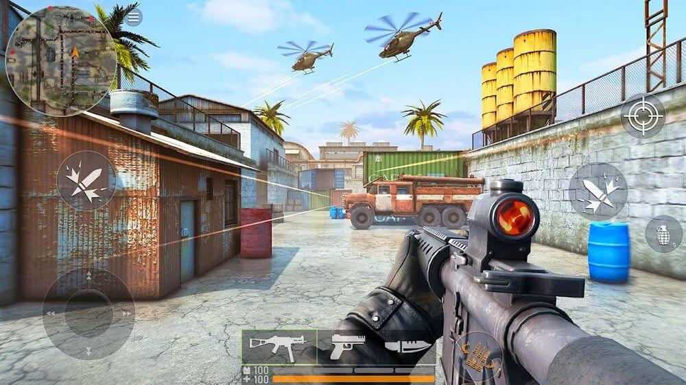 Encounter Shooting Gun Games v1.36 MOD APK (One Hit, Ammo, Speed)