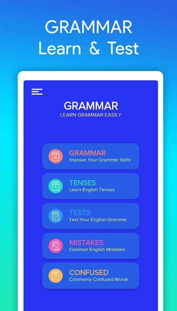 English Grammar v3.5 build 29 APK + MOD (Premium Unlocked)