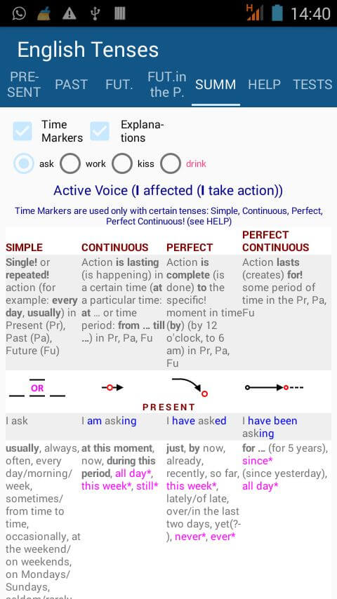 English Tenses v7.5 MOD APK (Patched/Optimized)