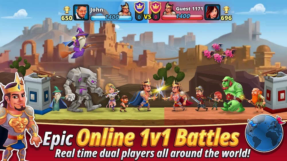 Epic Brawl v2.4 MOD APK (Unlimited Gems, God Mode)