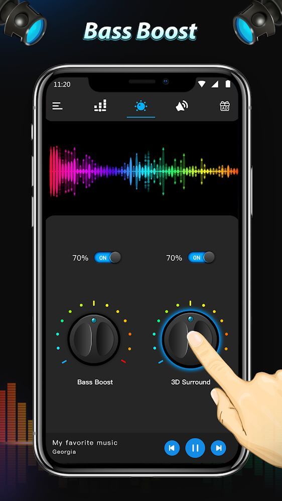 Equalizer & Bass Booster Pro v1.9.1 APK (Paid)