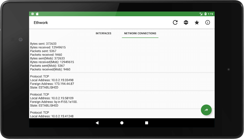 Ethwork: Netstat & Interfaces v5.1.5 MOD APK (Premium Unlocked)