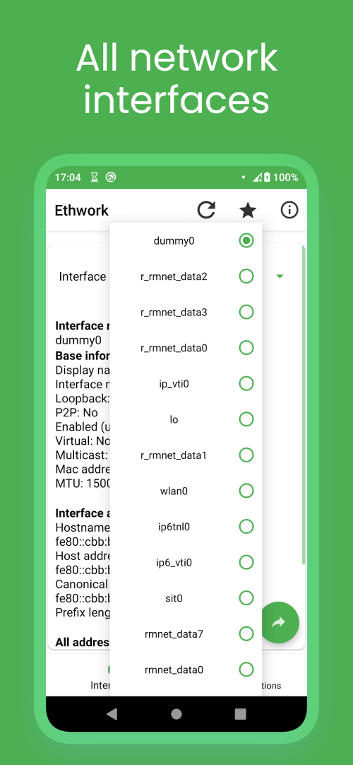 Ethwork: Netstat & Interfaces v5.1.5 MOD APK (Premium Unlocked)