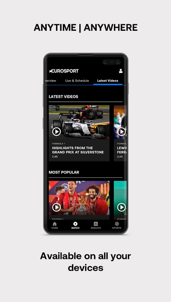 Eurosport v8.7.0 MOD APK (Ads Removed/Extra)