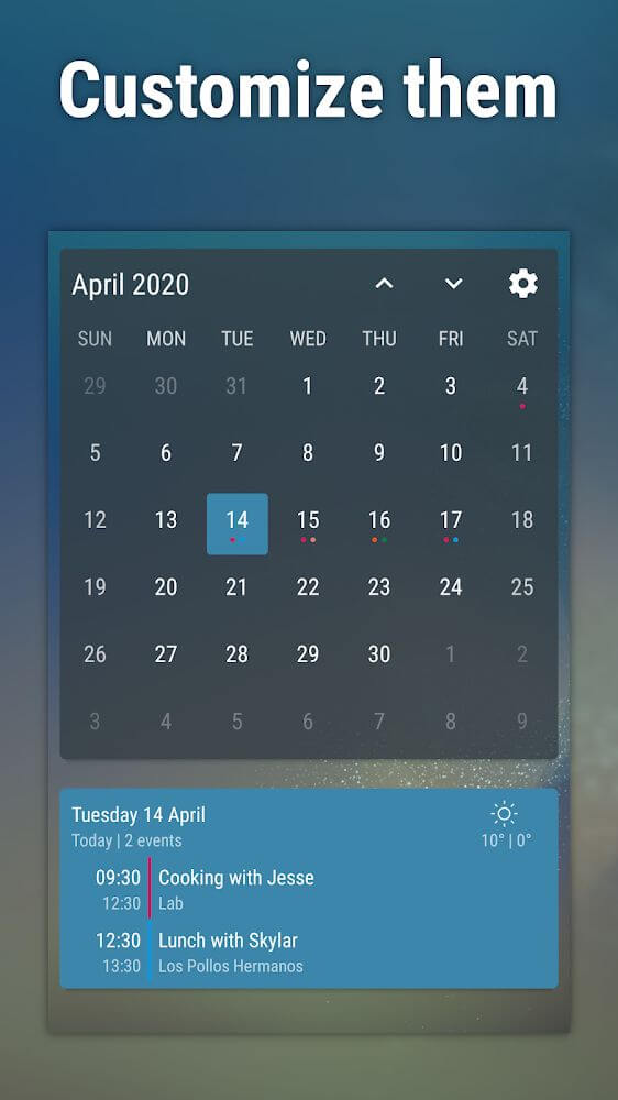 Event Flow Calendar Widget v1.9.1 APK + MOD (Premium Unlocked)