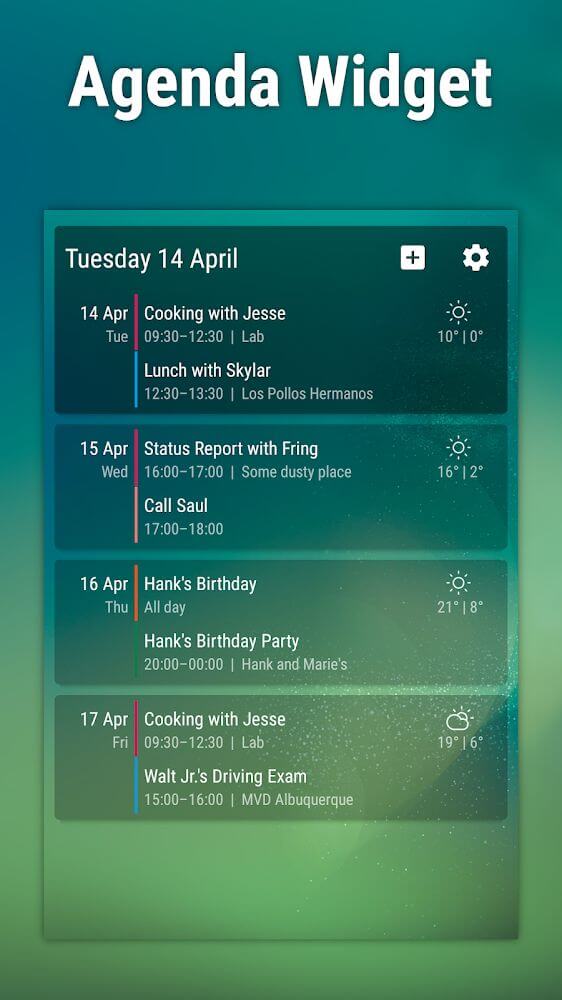 Event Flow Calendar Widget v1.9.1 APK + MOD (Premium Unlocked)