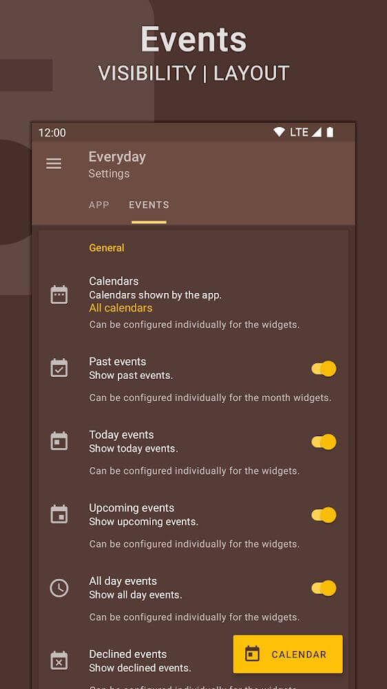 Everyday - Calendar Widget v18.3.0 MOD APK (Pro Unlocked)