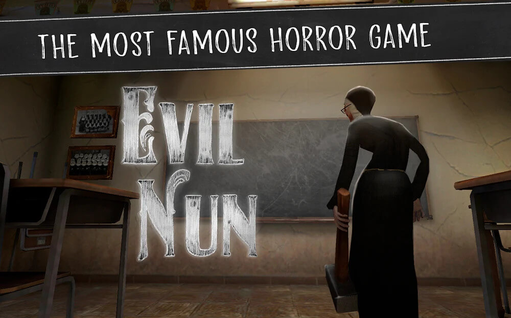 Evil Nun v1.8.9 MOD APK (Unlimited Money, Freeze Enemy)