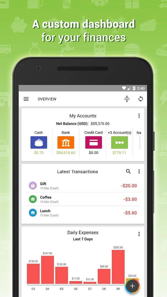 Expense IQ Money Manager v2.3.2 build 143 APK + MOD (Premium Unlocked)