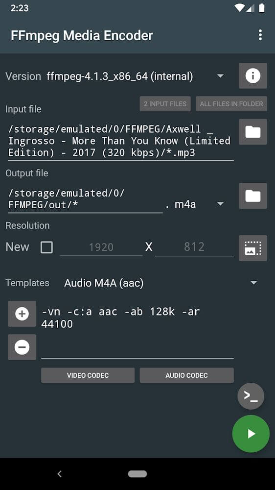 FFmpeg Media Encoder v6.0.0_8 APK + MOD (Optimized)