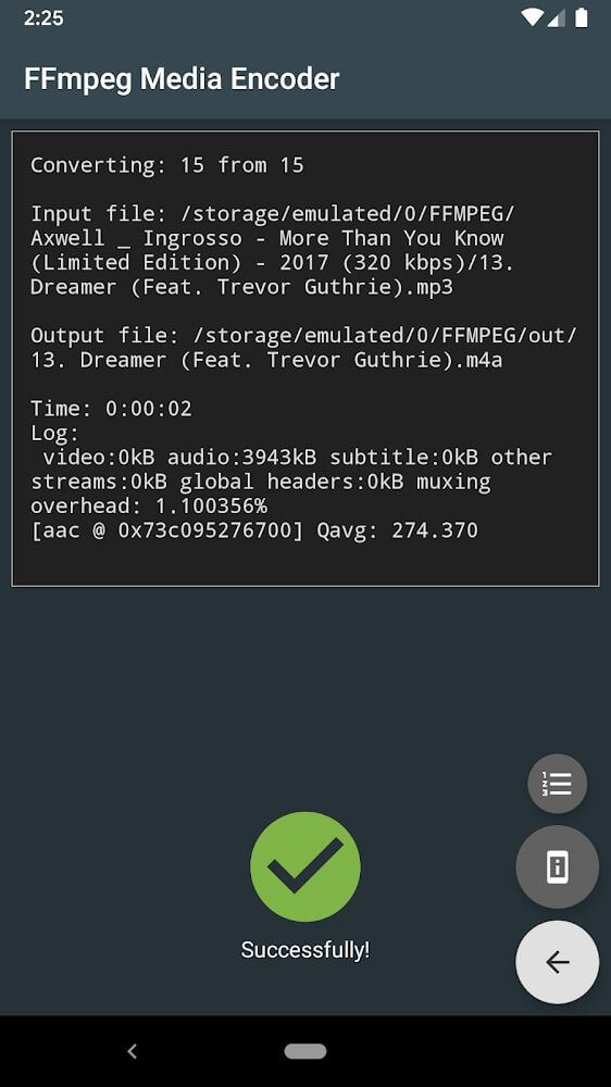 FFmpeg Media Encoder v6.0.0_8 APK + MOD (Optimized)