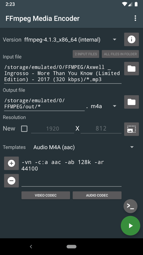 FFmpeg Media Encoder v6.0.0_8 MOD APK (Optimized)