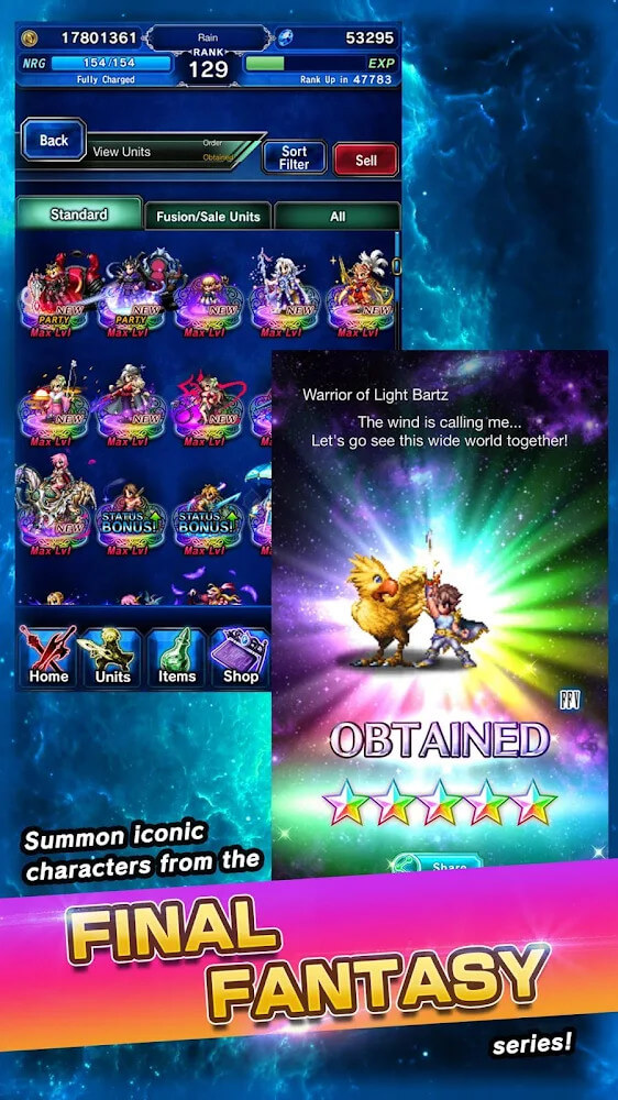 FINAL FANTASY BRAVE EXVIUS v8.15.0 MOD APK (Damage/Defense Multiplier)