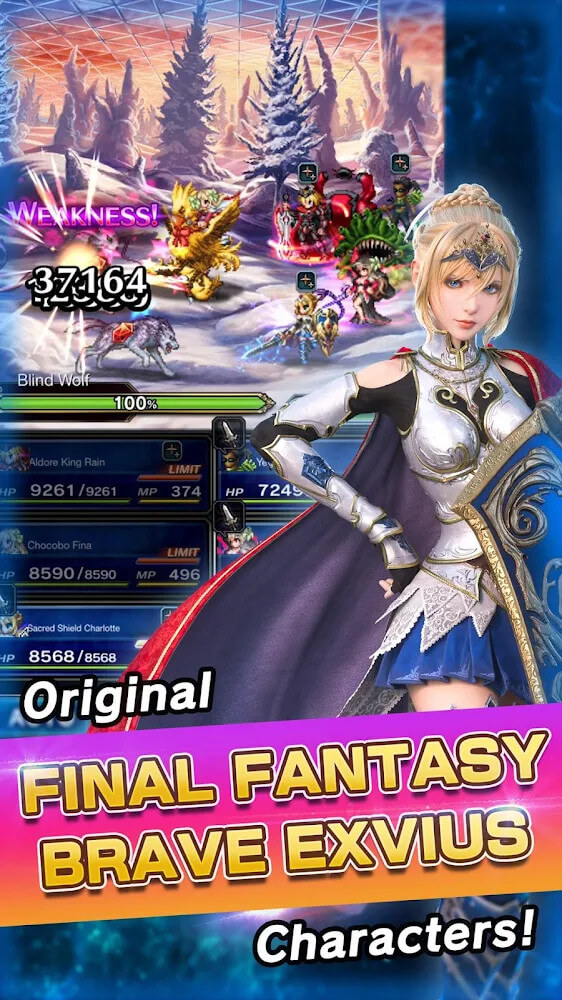 FINAL FANTASY BRAVE EXVIUS v8.15.0 MOD APK (Damage/Defense Multiplier)