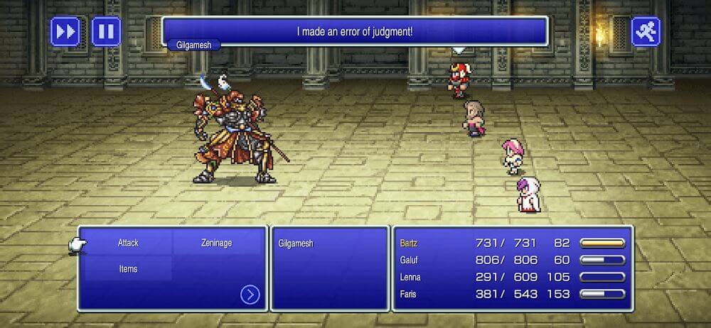 FINAL FANTASY V v1.1.1 APK + OBB (MOD, Unlimited Money)