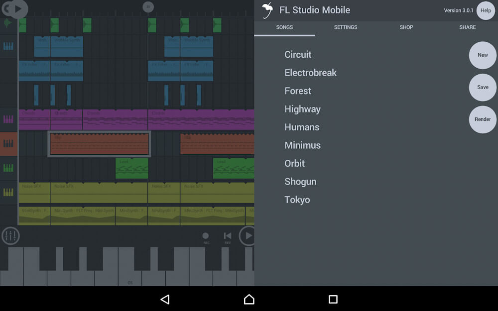 FL Studio Mobile v4.6.8 APK (Patched, Mod Free Purchase)