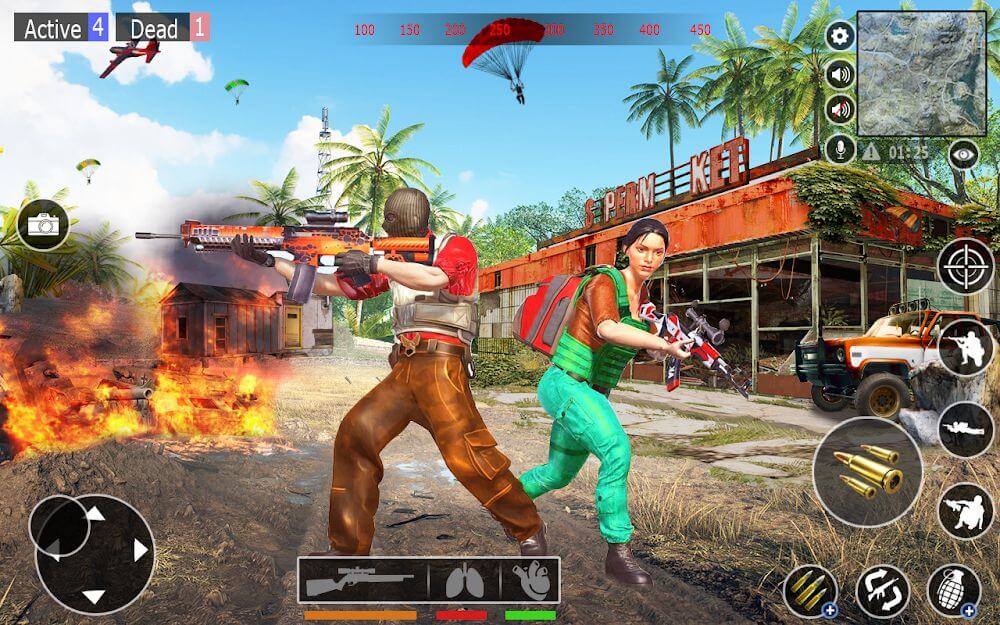 FPS Commando Shooting 3D v1.5 MOD APK (God Mode, One Hit, Speed)