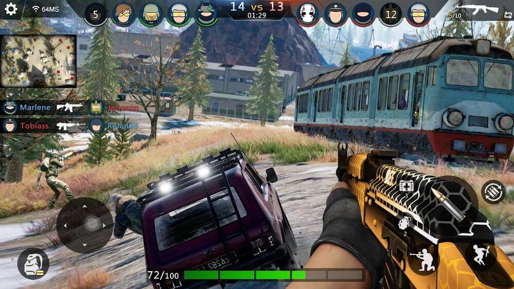 FPS Offline Strike v3.9.39 MOD APK (Unlimited Money/Unlocked All Weapons)