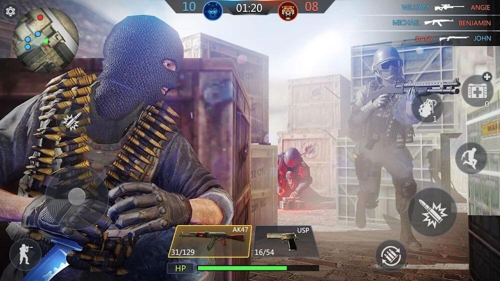 FPS Online Strike v1.3.61 MOD APK (High Money Reward)