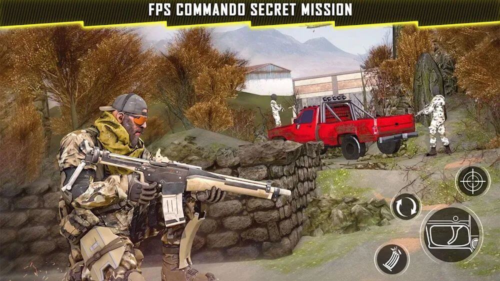 FPS Task Force v7.3 MOD APK (God Mode, Dumb Enemy)