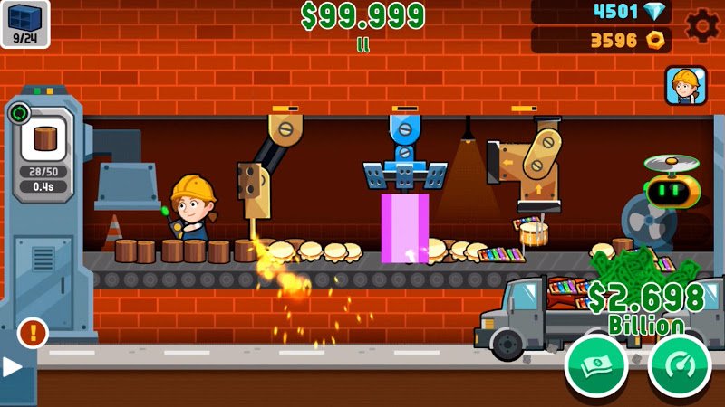 Factory Inc. v2.3.43 MOD APK (Unlimited Money) Download for Android