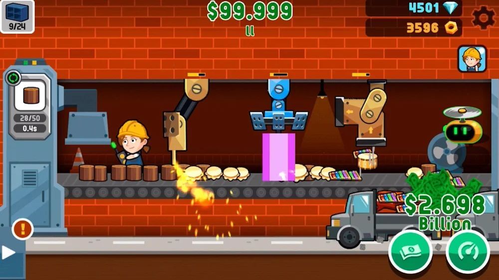 Factory Inc. v2.3.80 MOD APK (Unlimited Money)