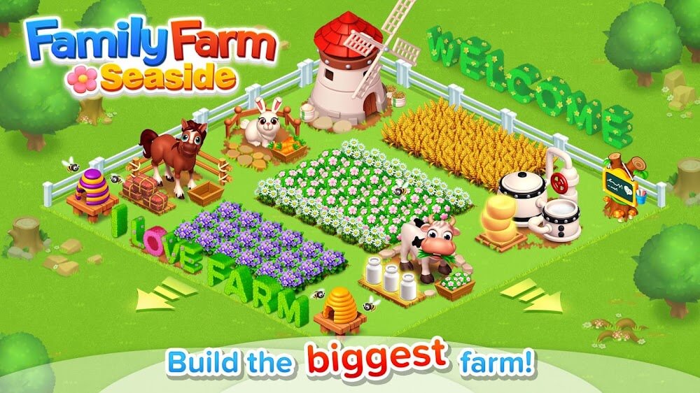 Family Farm Seaside v7.8.100 MOD APK (Unlimited Drunk Crab, Fish)