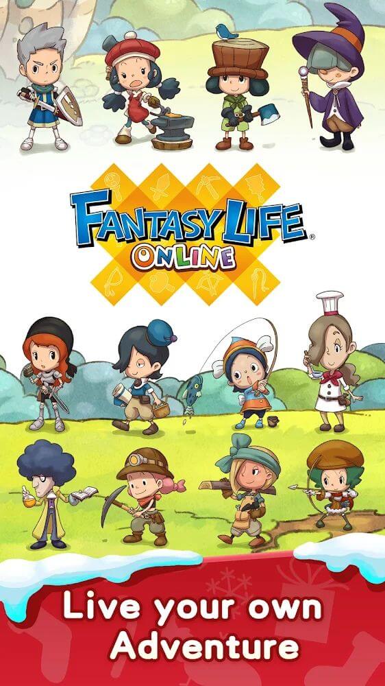 Fantasy Life Online v1.7.2 MOD APK + OBB (High Damage)