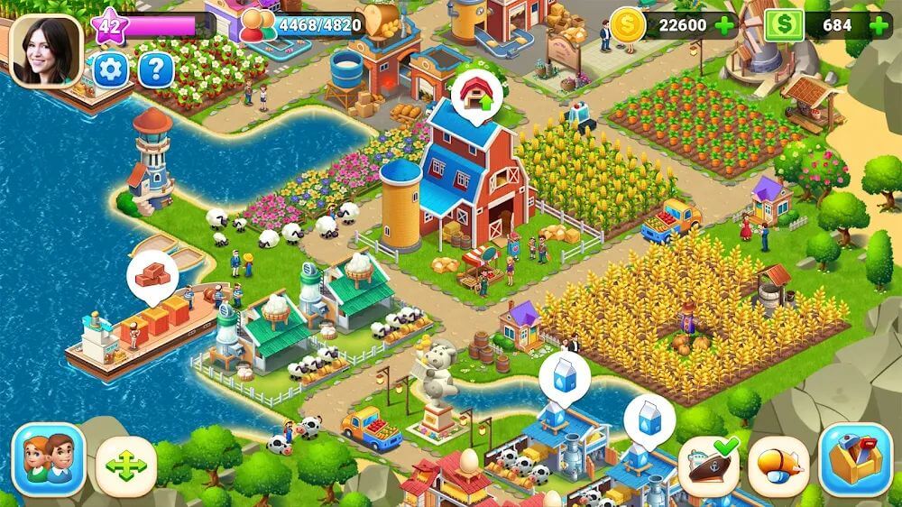 Farm City v2.10.30 MOD APK (Unlimited Gold, Cash)