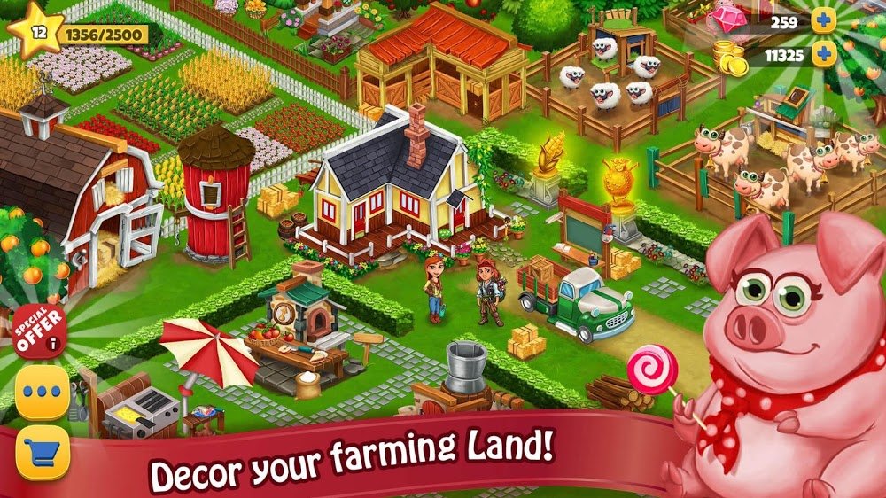 Farm Day Village Farming v1.2.57 MOD APK (Unlimited Money)