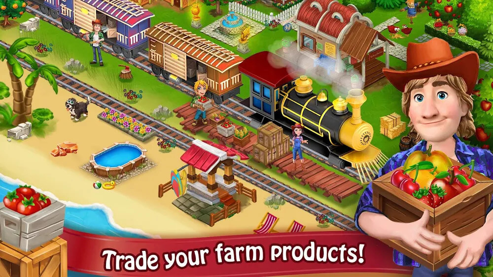 Farm Day Village v1.2.80 MOD APK (Free Purchase)