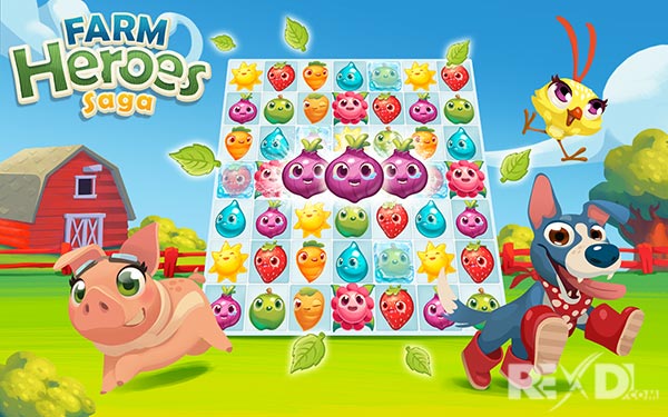 Farm Heroes Saga MOD APK 5.86.2 (Unlimited Lives) Android