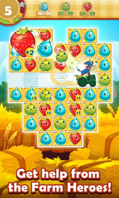 Farm Heroes Saga v6.46.12 MOD APK (Unlimited Moves/Booster)