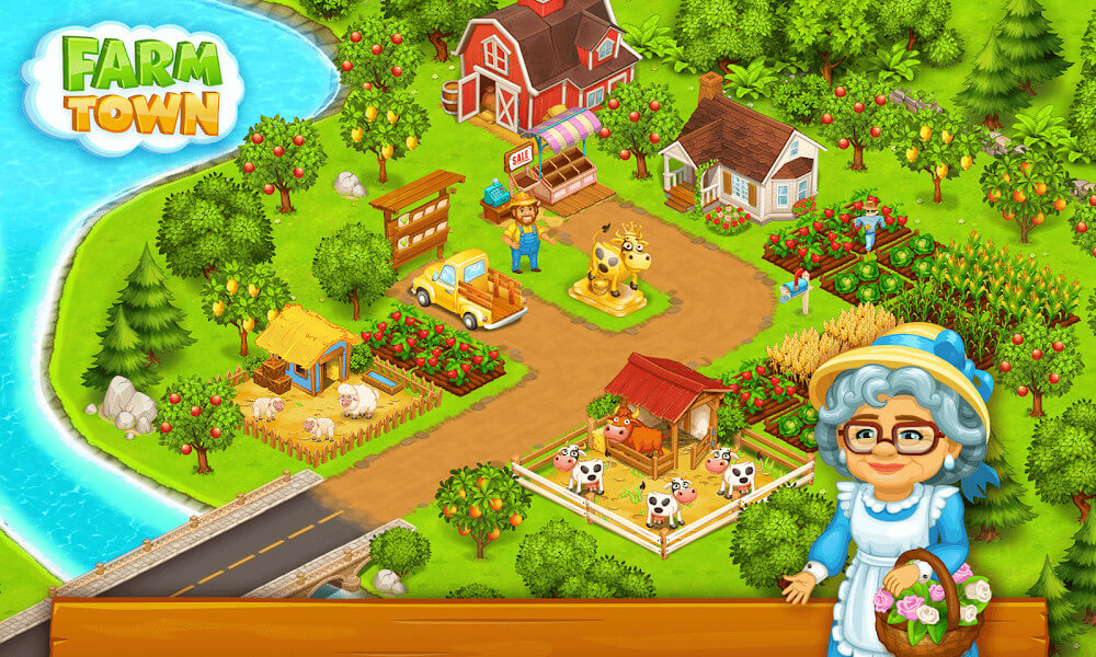 Farm Town v4.25 MOD APK (Unlimited Money, Gems)