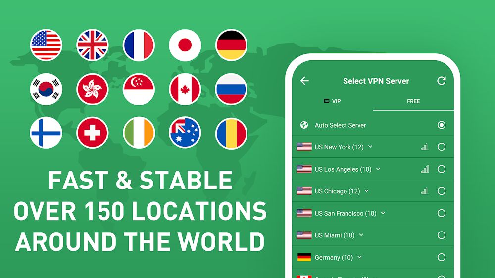 Fast VPN v1.9.5 APK + MOD (VIP Unlocked)