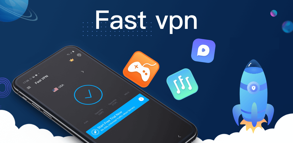 Fast VPN v2.0.3 APK + MOD (VIP Unlocked)