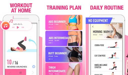 Female Fitness – Women Workout 1.1.7 (Full/Ad-Free) Apk Android